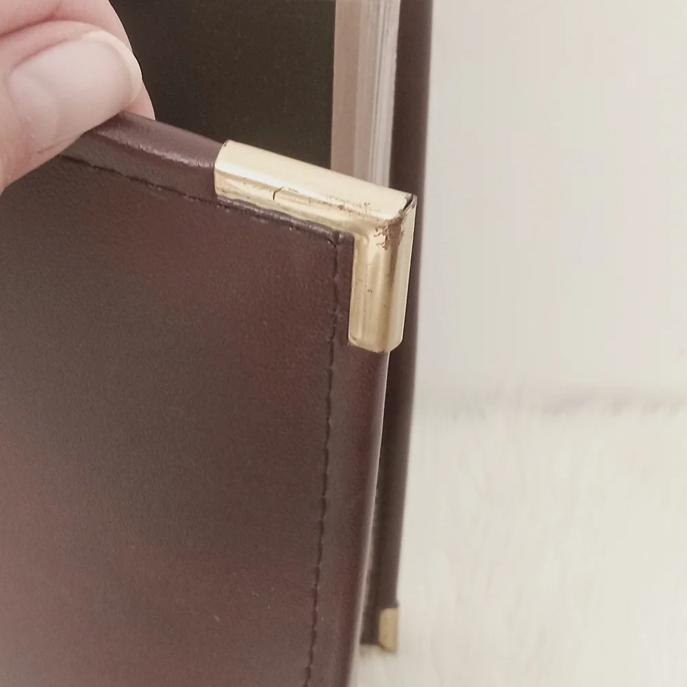 VTG Your Excellency by Anglers Faux Leather Presentation Binder NOS READ